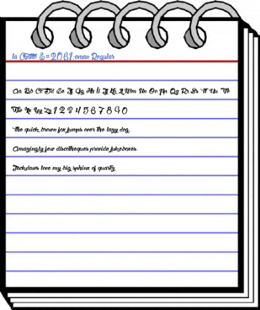 la Chatte ࠍaman Regular Font