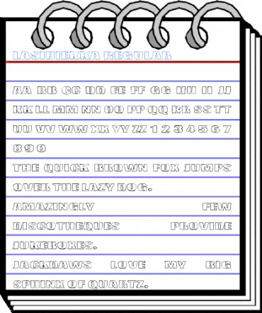 Lasihiekka Regular Font