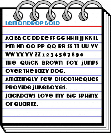 Lemondrop Font