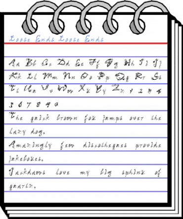 Loose Ends Loose Ends Font