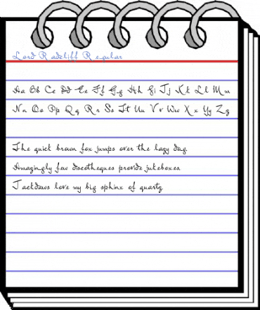 Lord Radcliff Regular Font