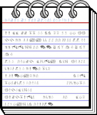 Lucas characters Regular Font