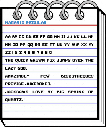Magario Regular Font