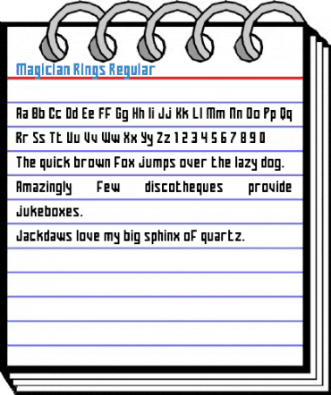 Magician Rings Font