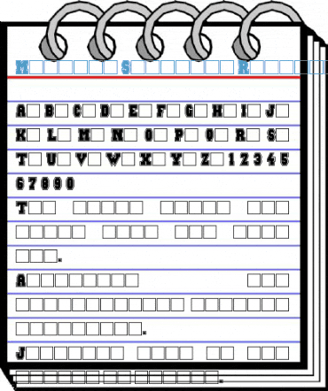 Maximum Strength Regular Font