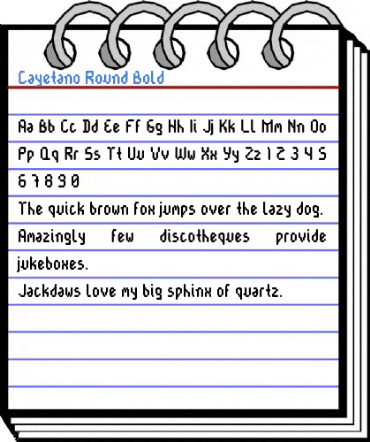 Cayetano Round Bold Font