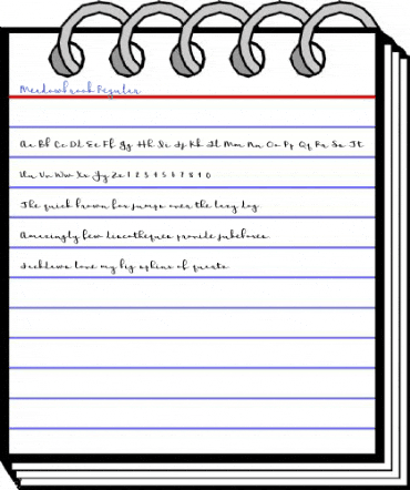 Meadowbrook Regular Font