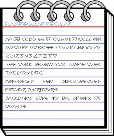 Izasi Regular Regular Font