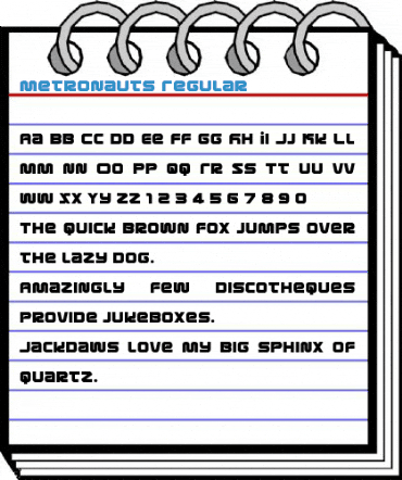 Metronauts Regular Font