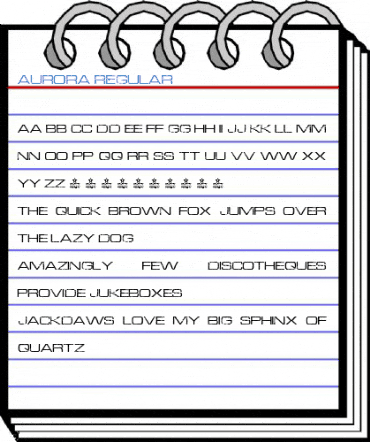 AURORA Regular Font
