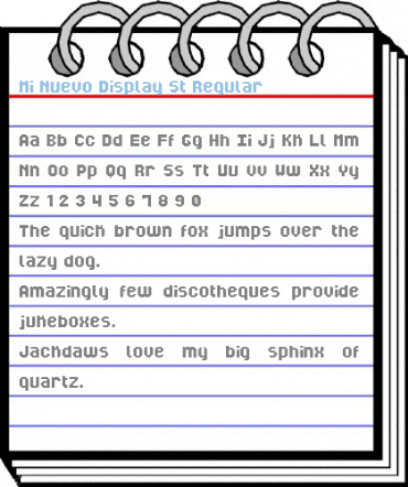 Mi Nuevo Display St Regular Font