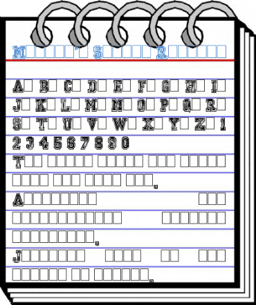 Mickey's School Regular Font