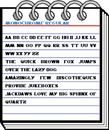 MONOCHROME Regular Font