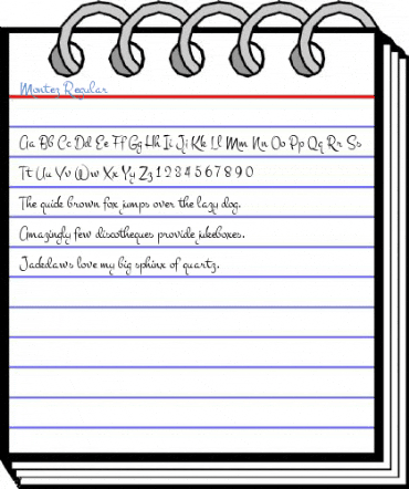 Montez Regular Font