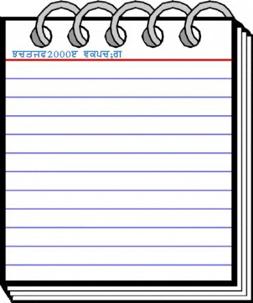 Music2000J Regular Font