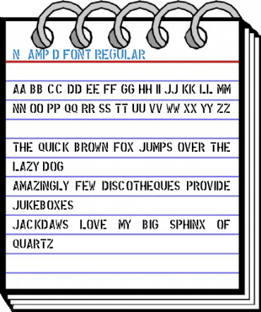 N&D font Font