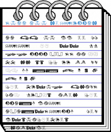 NCAA ACC Regular Font