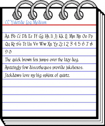 CC Yuletide Log Font