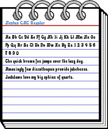 Neptun CAT Regular Font