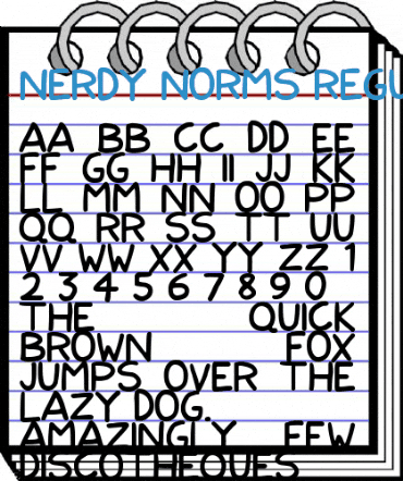 Nerdy Norms Font