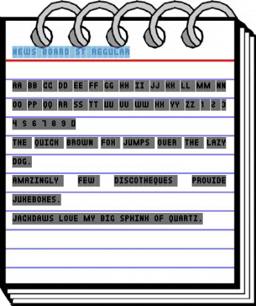 News Board St Regular Font