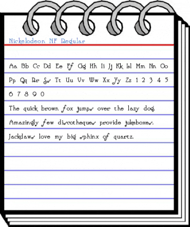 Nickelodeon NF Regular Font