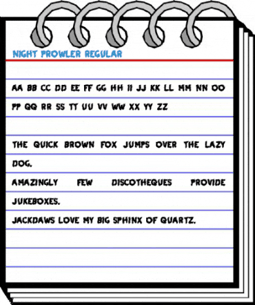 Night Prowler Regular Font