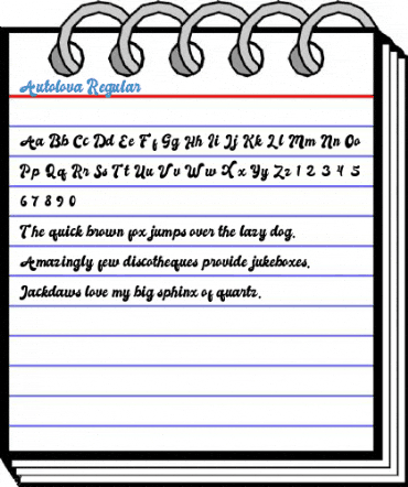 Autolova Regular Font