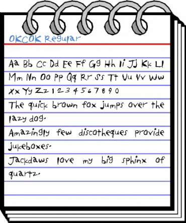 OKCOK Regular Font