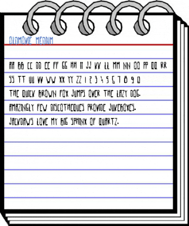 OldMovie Medium Font