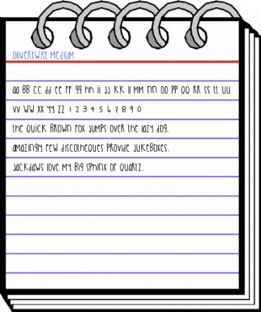 OliverTwist Medium Font