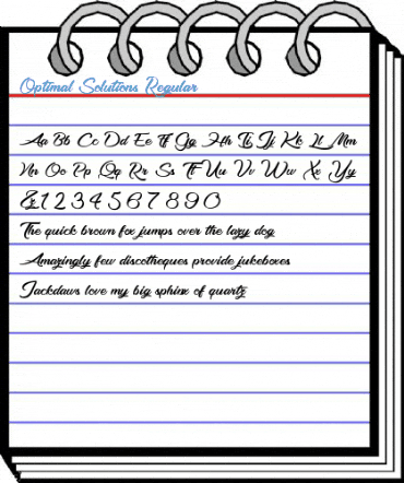 Optimal Solutions Regular Font