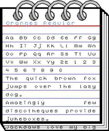 Oranges Regular Font