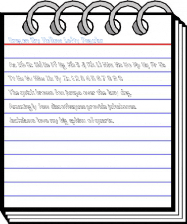 Oregon Dry Hollow Lefty Regular Font