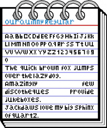 OurQuinny Regular Font