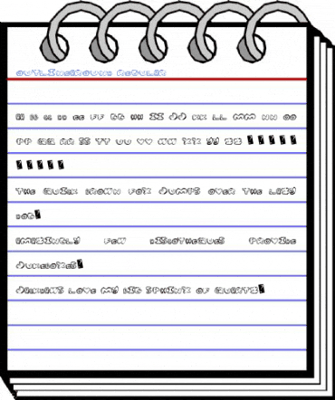 OutlineAround Regular Font