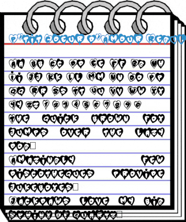 P'tit Coeur d'Amour Regular Font