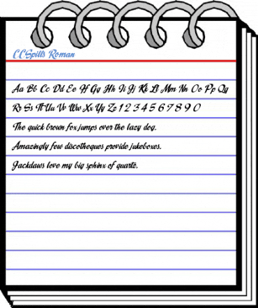 CCSpills Roman Font