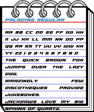 Paladins Regular Font