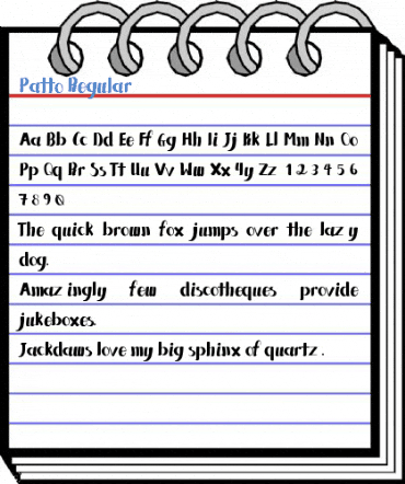 Patto Regular Font