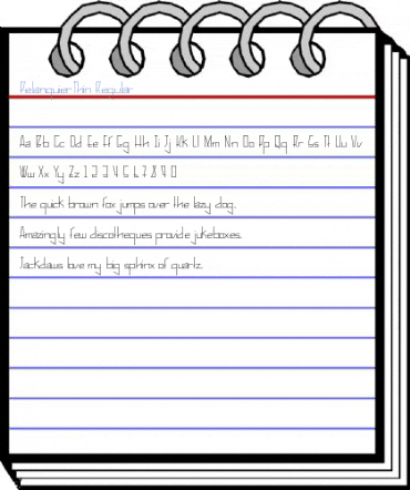 PelanquierThin Regular Font