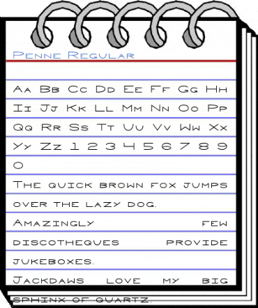 Penne Regular Font