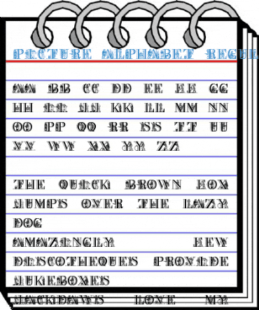 Picture Alphabet Regular Font