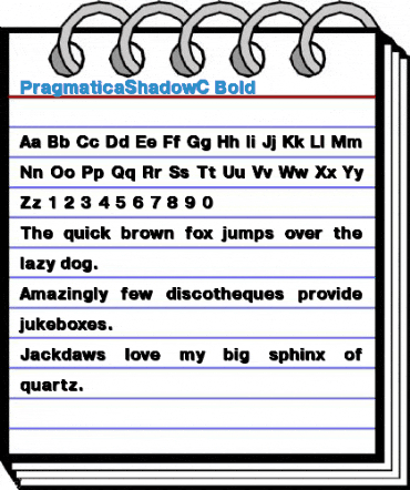 PragmaticaShadowC Bold Font