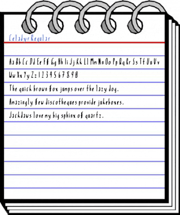 Celadyr Regular Font