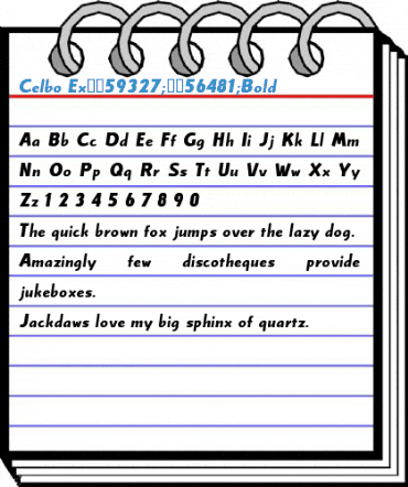 Celbo Ex&#56481Bold Font