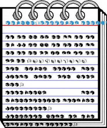 Qbicle1BRKMKinv Regular Font