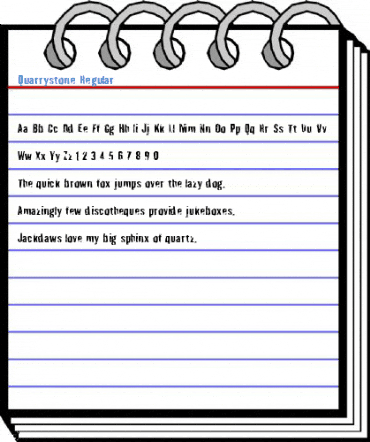 Quarrystone Regular Font