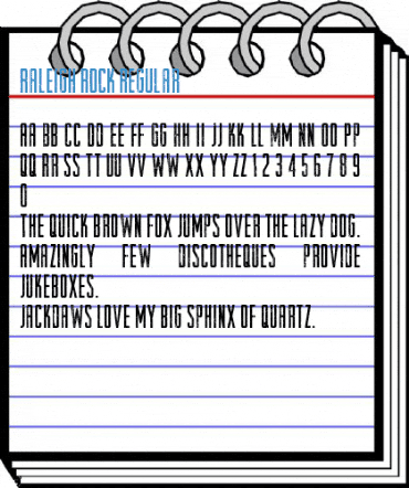 Raleigh Rock Regular Font