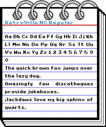 RetroVille NC Regular Font